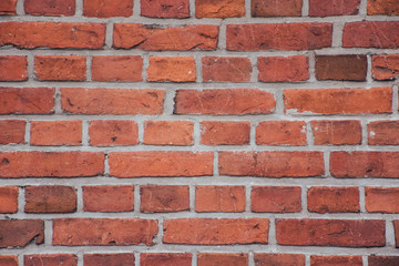 texture of bricks. close up of brick surface.