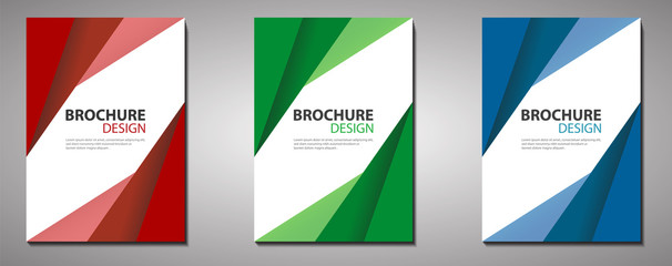 Modern Minimalist Brochure Cover Folder Book Template. For Business, Marketing, Advertising.
