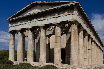 Fototapeta premium Temple of Hephaestus in the ancient Athens Agora