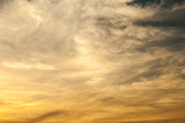 Sunset cloudy sky texture background