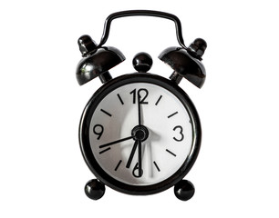 Alarm clock isolated white background