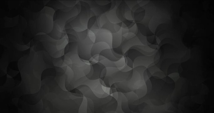 4K looping dark gray abstract animation with lines. High-quality clip in simple style with lines, waves. Clip for your commercials. 4096 x 2160, 30 fps.