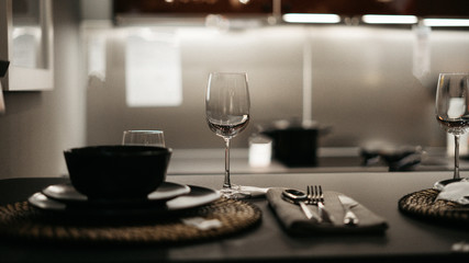 interior diseño salon cocina hogar plantas moderno