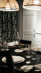 interior diseño salon cocina hogar plantas moderno