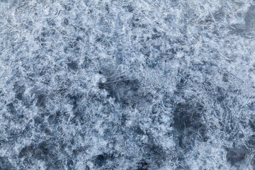 Cracked ice texture background