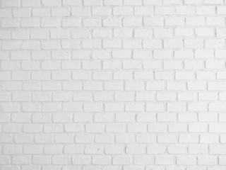 Fototapeta premium Room interior with white brick wall