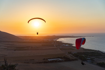 Paragliding in north tunisia - Cap Angela