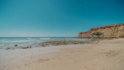 Fototapeta na wymiar Playa natural vacaciones libertad tranquilidad cadiz andalucia españa