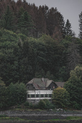 Abandoned house in forest