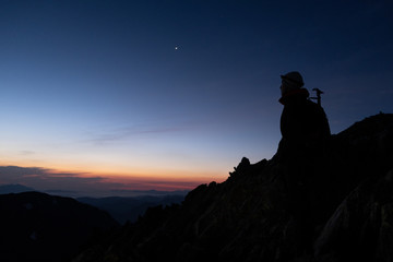 Epic and colorful sunrise in the top of Catalonia, la Pica d'Estats