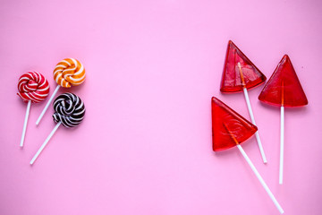 red and white lollipop