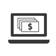 Internet banking and e-payment icon - Vector Illustration