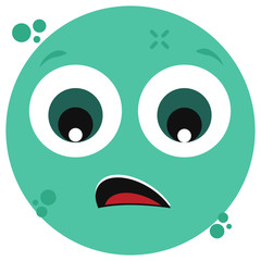 
Fetching vector of fearful emoji design, emotag,
