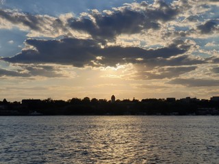 Naklejka premium Evening horizon