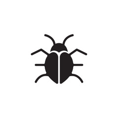 Insect icon illustration black clipart design vector