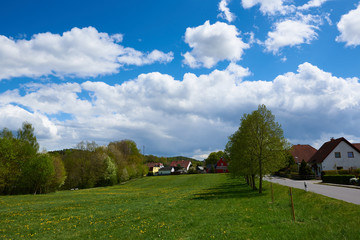 Gemeinde Sohland an der Spree im Frühjahr	
