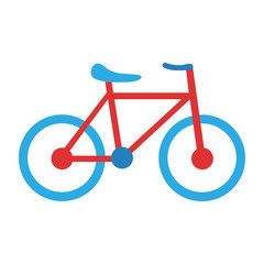 Isolated bike health life style icon- Vector