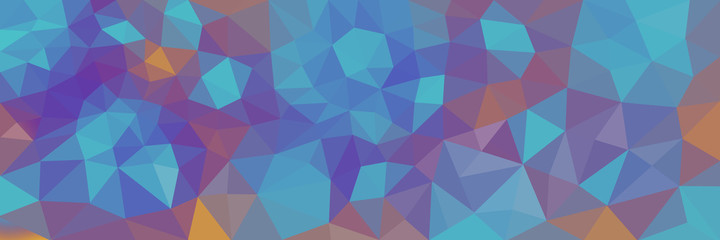 Abstract blue background with triangles