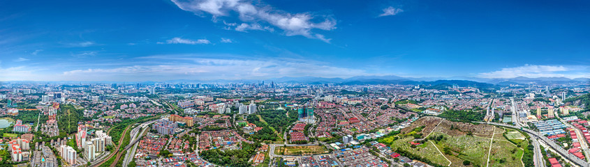 Fototapeta na wymiar Aerial Panorama_Kuala Lumpur_Malaysia_Cheras (Day)