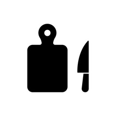 knife and cutting board kitchen