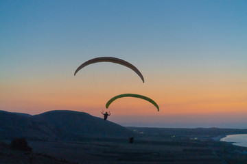 Paragliding in north tunisia - Cap Angela