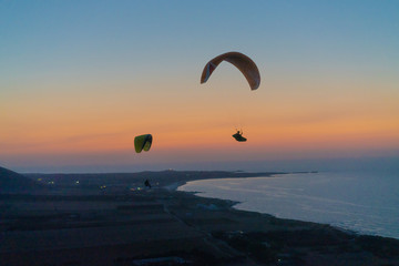 Paragliding in north tunisia - Cap Angela