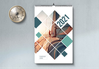 2021 Portrait Wall Calendar Layout