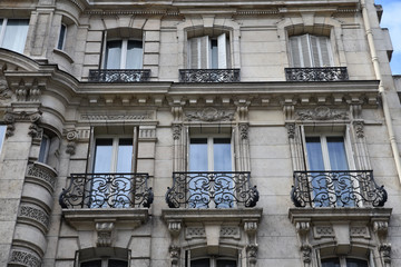 Obraz premium Immeuble de caractère à Paris, France