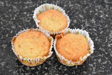 freshly baked delicious banana muffins