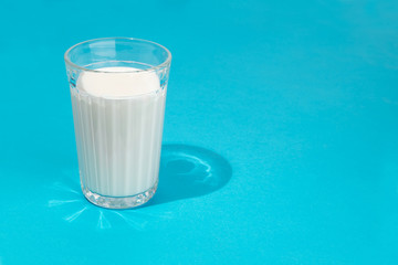 Glass of milk.