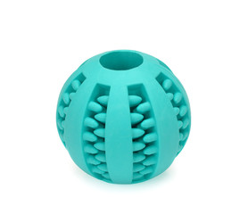 Ball toy for dog and cat, help in brushing teeth