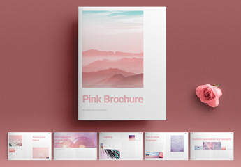 Pink Lifestyle Brochure Layout