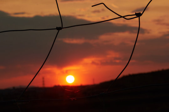 atardece en el mirador
