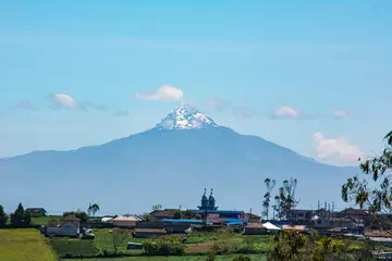Foto op Canvas Iliniza sut volcano located in Ecuador  © ecuadorplanet 