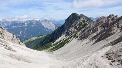 Wanderung durch die Hochalpen, Gebirgswanderung, Alpen, Gebirge