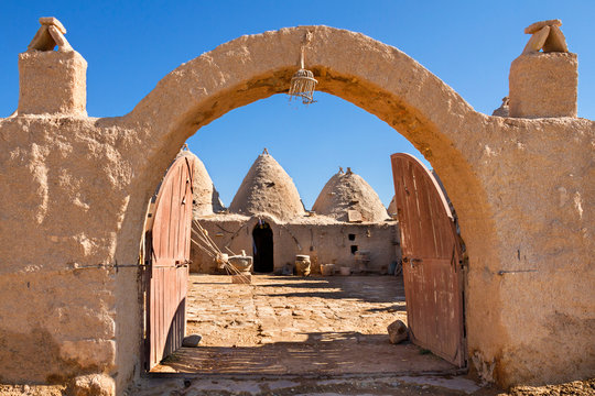 Domed houses of the town Harran in Sanliurfa, Turkey.