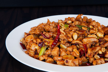 Chilly chicken at Chuan Taste on Marshall Street, super tender with fabulous color and texture of materials.