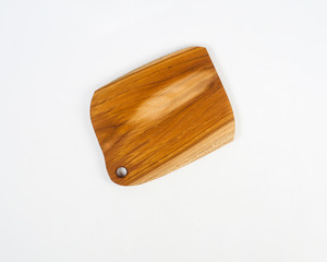 a cutting board made of used wood, commonly used for chopping bones, cutting meat.