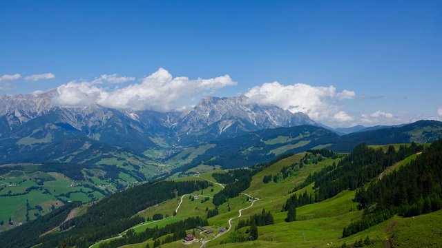 Wanderung durch die Hochalpen, Gebirgswanderung, Alpen, Gebirge