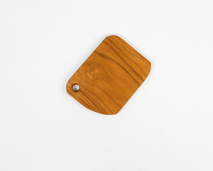 a cutting board made of used wood, commonly used for chopping bones, cutting meat.