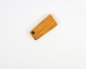 a cutting board made of used wood, commonly used for chopping bones, cutting meat.