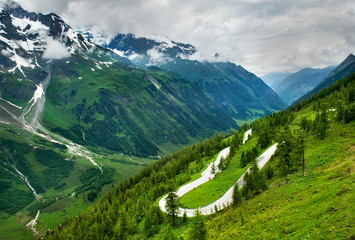 Alpine swiss mountains grand landscape