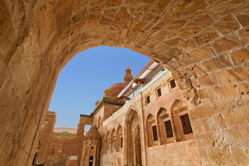 Historical Ishak Pasha Palace in Dogubeyazit, Turkey