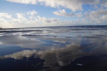 Spiegelung vom Himmel in Dänemark