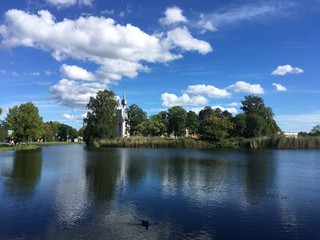 English pond, Peterhof
