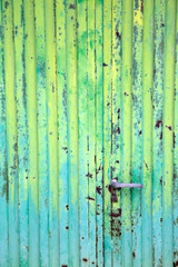 Green Garage Door Background
