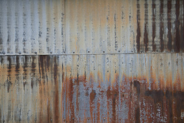 Rusted, distressed metal texture