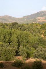 Obraz premium Mountain View near Montejo; Pradena del Rincon; Madrid