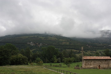 landscape with clouds