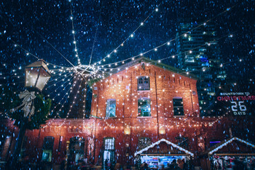 Christmas Market in the winter